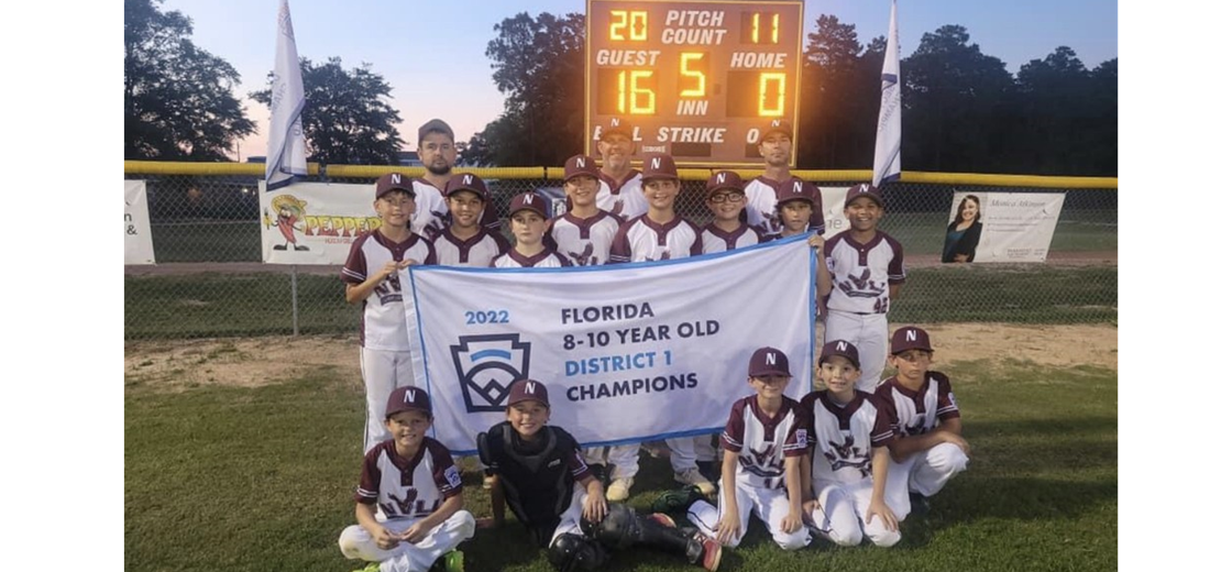 8-10 BB District 1 Champs - Niceville-Valparaiso LL