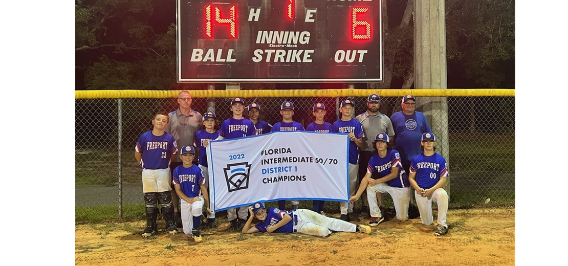 Intermediate BB District 1 Champs - Freeport LL