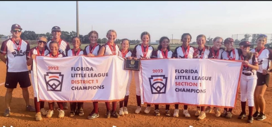 10-12 SB Dist 1 & Sect 1 Champs - Niceville-Valparaiso LL
